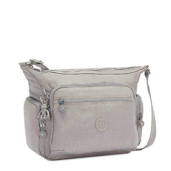 Grey Kipling Gabbie Crossbody Bags | 028197RNO