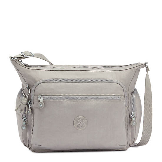 Grey Kipling Gabbie Crossbody Bags | 028197RNO