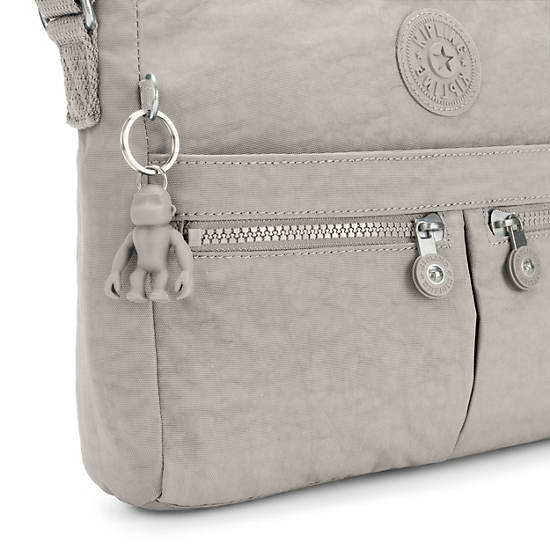 Grey Kipling New Angie Crossbody Bags | 376241CFH