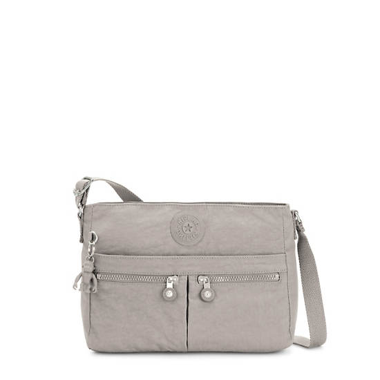 Grey Kipling New Angie Crossbody Bags | 376241CFH