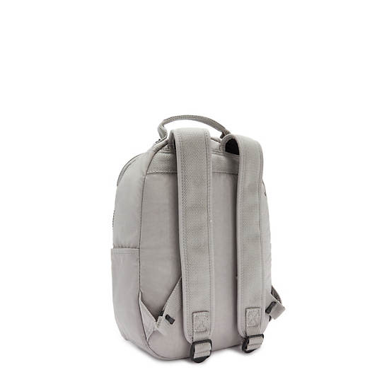 Grey Kipling Seoul Small Classic Tablet Backpacks | 573098JQA