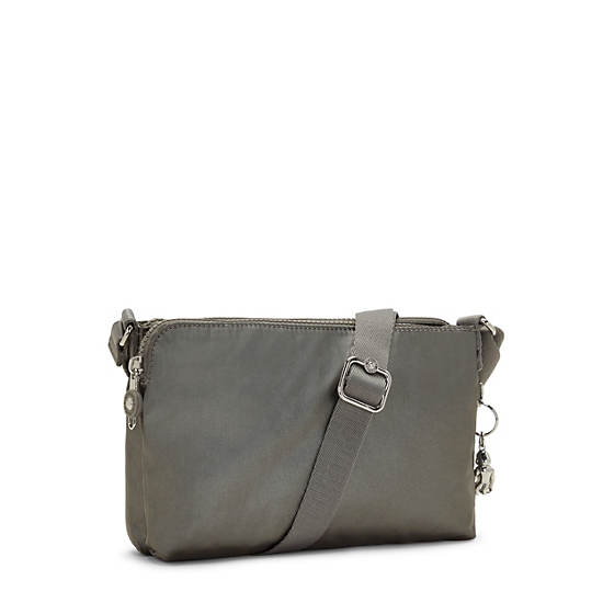 Grey Metal Kipling Boyd Metallic Crossbody Bags | 370491LJP