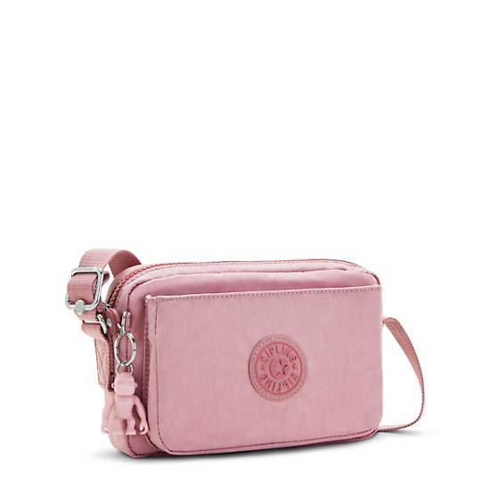 Lavender Pink Kipling Abanu Crossbody Bags | 503861ZLY