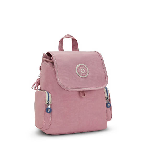 Lavender Pink Kipling Ebba Backpacks | 436208TSE