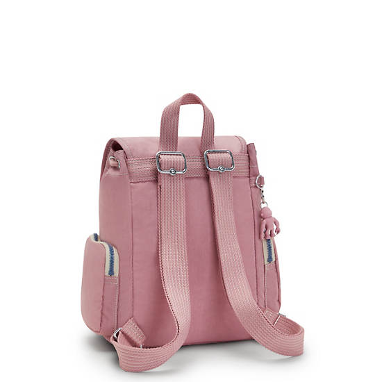 Lavender Pink Kipling Ebba Backpacks | 436208TSE