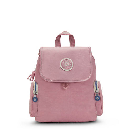 Lavender Pink Kipling Ebba Backpacks | 436208TSE