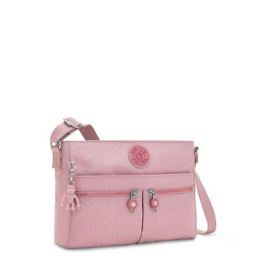 Lavender Pink Kipling New Angie Crossbody Bags | 213974OLY