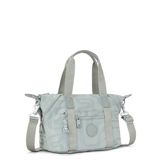 Light Blue Kipling Art Mini Classic Printed Shoulder Bags | 347562DZG