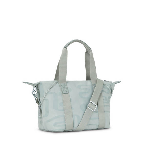 Light Blue Kipling Art Mini Classic Printed Shoulder Bags | 347562DZG