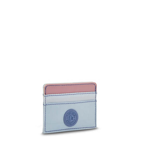 Light Blue Pink Kipling Cardy Card Holder Accessories | 352407JGK