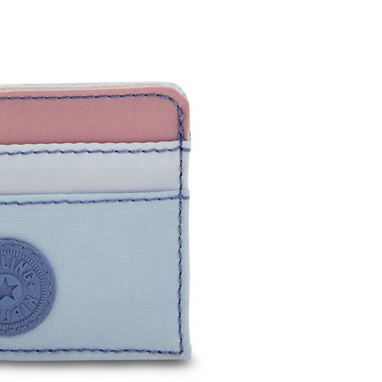 Light Blue Pink Kipling Cardy Card Holder Accessories | 352407JGK