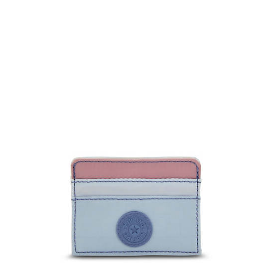 Light Blue Pink Kipling Cardy Card Holder Accessories | 352407JGK