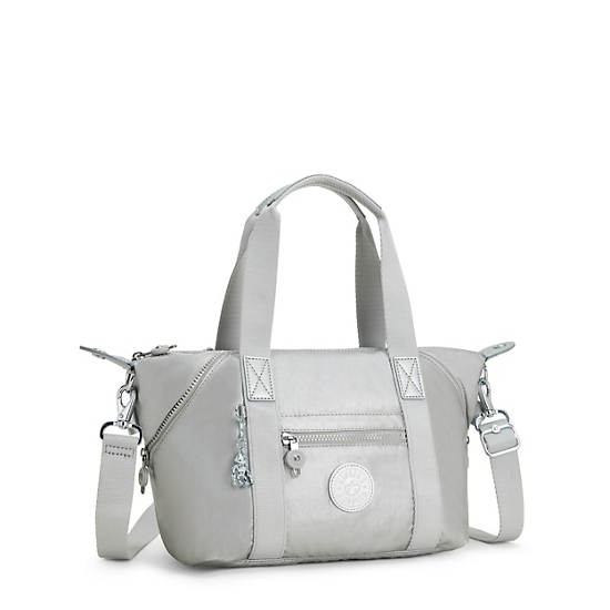 Light Metal Kipling Art Mini Metallic Shoulder Bags | 142059LXH