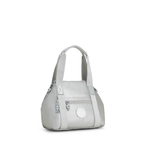 Light Metal Kipling Art Mini Metallic Shoulder Bags | 142059LXH