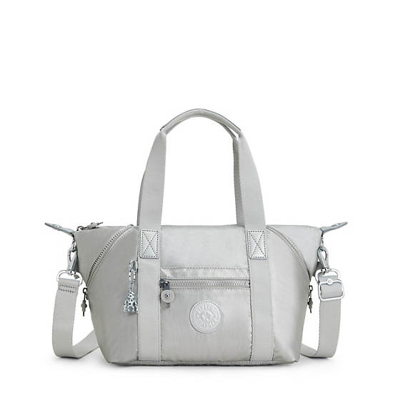 Light Metal Kipling Art Mini Metallic Shoulder Bags | 142059LXH