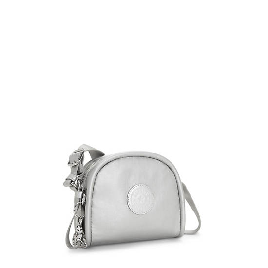 Light Metal Kipling Jesper Metallic Crossbody Bags | 642018TZA