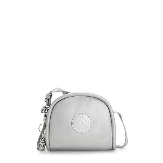 Light Metal Kipling Jesper Metallic Crossbody Bags | 642018TZA