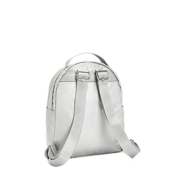 Light Metal Kipling Kae Classic Metallic Backpacks | 098364SAU