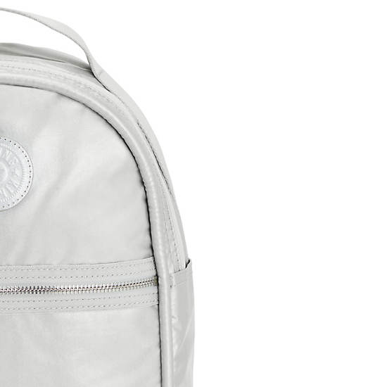 Light Metal Kipling Kae Classic Metallic Backpacks | 098364SAU