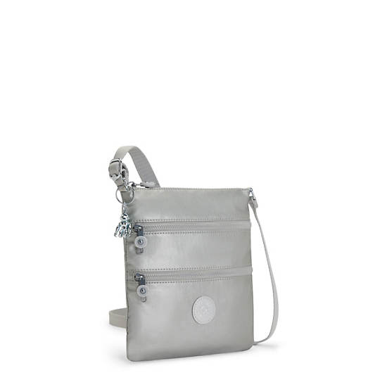 Light Metal Kipling Keiko Metallic Crossbody Mini Bag | 217386YVT