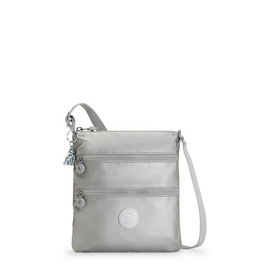 Light Metal Kipling Keiko Metallic Crossbody Mini Bag | 217386YVT