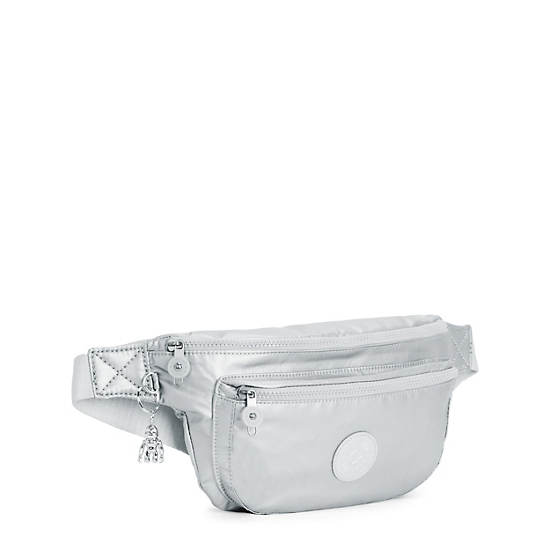 Light Metal Kipling Yasemina Extra Large Metallic Waist Bags | 807135WPQ