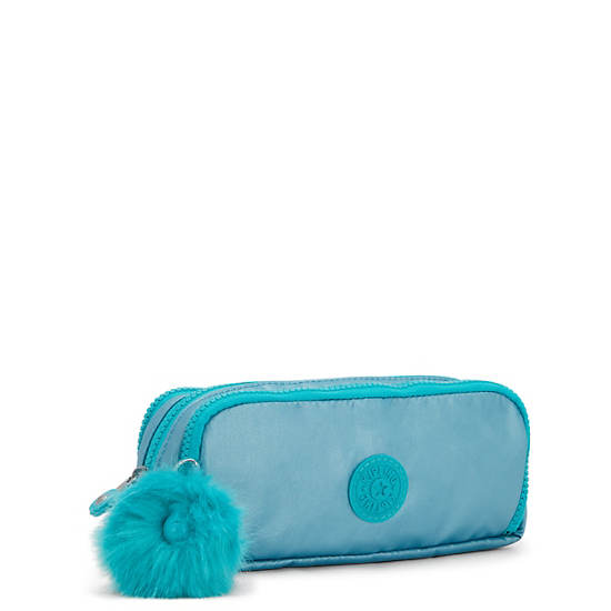 Light Turquoise Kipling Gitroy Metallic Pencil Accessories | 564078IYW