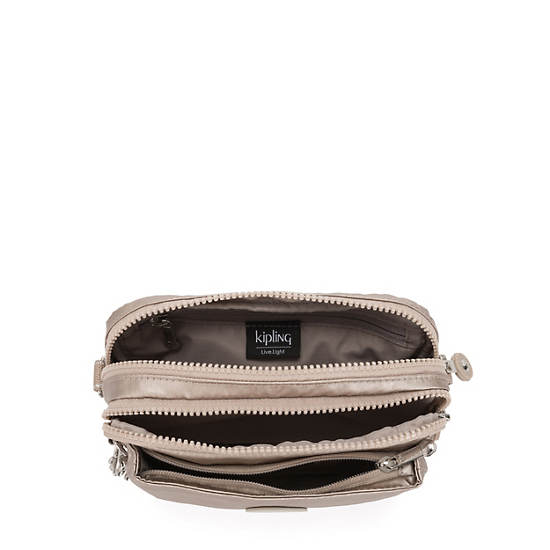 Metal Kipling Abanu Multi Metallic Convertible Crossbody Bags | 126854LPI