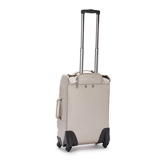 Metal Kipling Darcey Small Metallic Carry-On Rolling Suitcases | 695324ICE