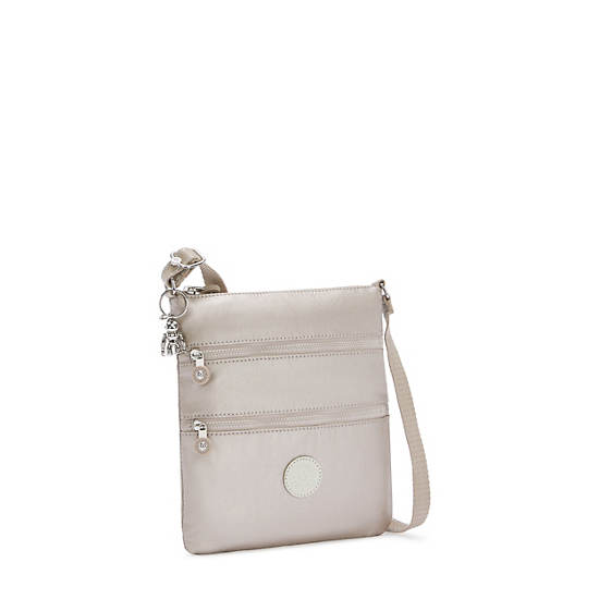 Metal Kipling Keiko Metallic Crossbody Mini Bag | 184635AIW