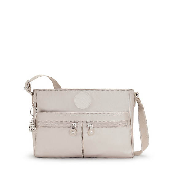 Metal Kipling New Angie Metallic Crossbody Bags | 403697XDH