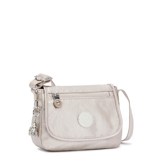 Metal Kipling Sabian Metallic Crossbody Mini Bag | 471965QIO