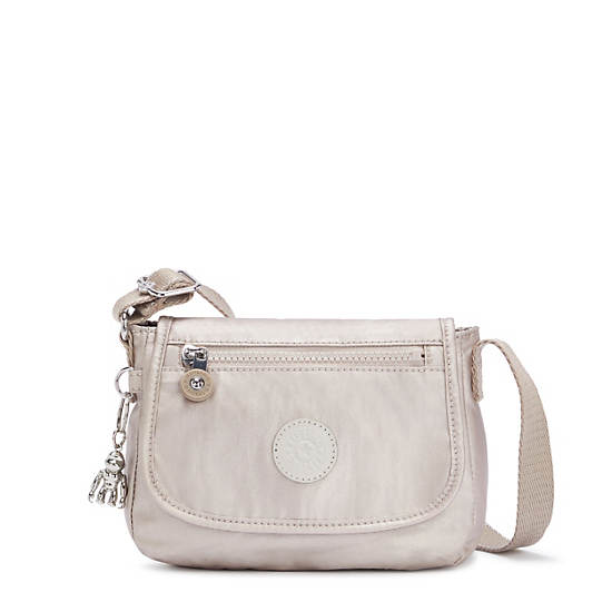 Metal Kipling Sabian Metallic Crossbody Mini Bag | 471965QIO