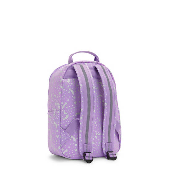 Metal Kipling Seoul Small Printed Tablet Backpacks | 760589IEU