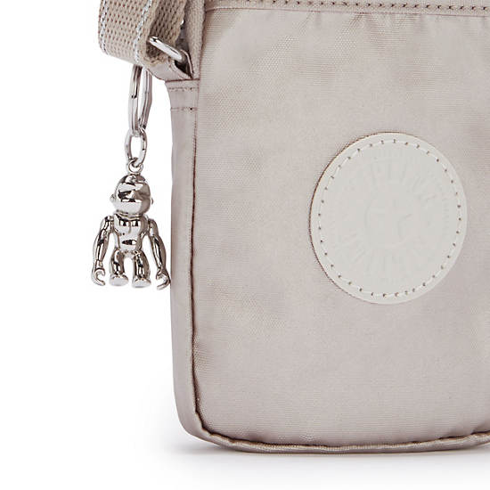 Metal Kipling Tally Metallic Crossbody Phone Bag | 927631OAR