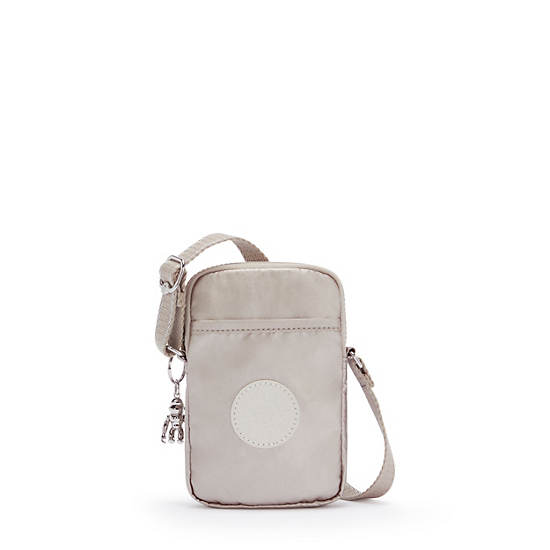 Metal Kipling Tally Metallic Crossbody Phone Bag | 927631OAR