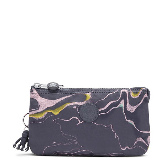 Multicolor Kipling Creativity Large Printed Pouches | 790615ASC