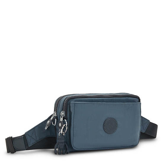 Navy Grey Kipling Abanu Multi Convertible Crossbody Bags | 758904BLJ