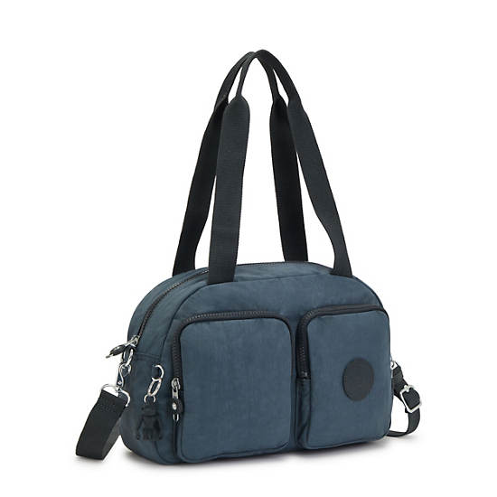 Navy Grey Kipling Cool Defea Shoulder Bags | 409536CMP