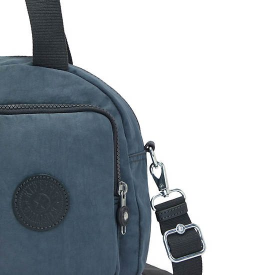 Navy Grey Kipling Cool Defea Shoulder Bags | 409536CMP