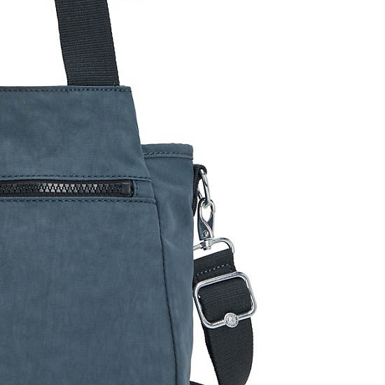 Navy Grey Kipling Elysia Shoulder Bags | 458120KUL