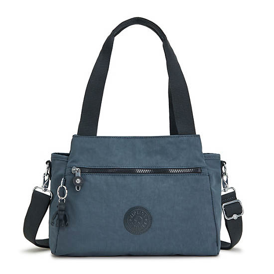 Navy Grey Kipling Elysia Shoulder Bags | 458120KUL