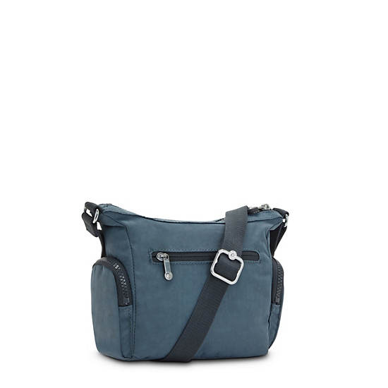 Navy Grey Kipling Gabbie Mini Crossbody Bags | 162804FRY