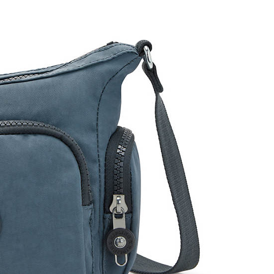 Navy Grey Kipling Gabbie Mini Crossbody Bags | 162804FRY