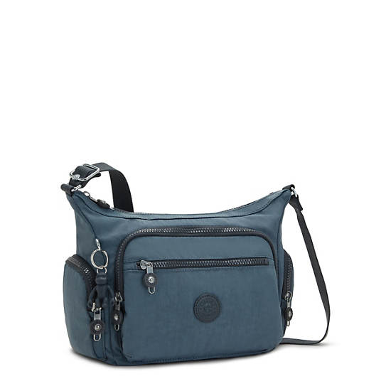 Navy Grey Kipling Gabbie Small Crossbody Bags | 534807JDS