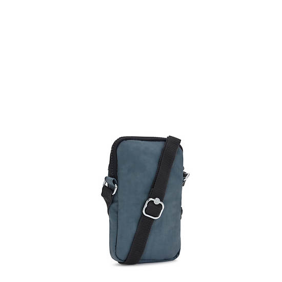 Navy Grey Kipling Tally Crossbody Phone Bag | 701839ZYE