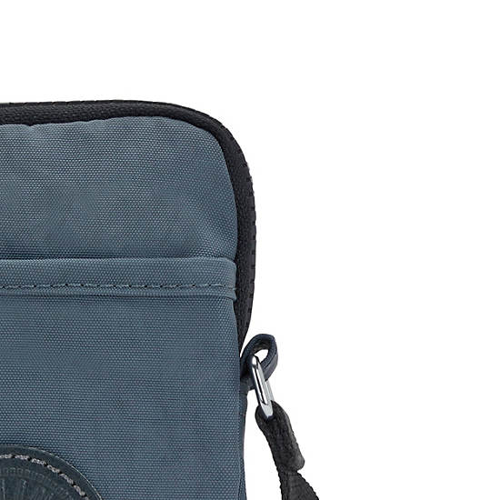 Navy Grey Kipling Tally Crossbody Phone Bag | 701839ZYE