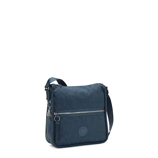 Navy Kipling Oswin Shoulder Bags | 894173XFD