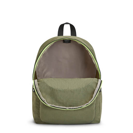 Olive Kipling Curtis Medium Backpacks | 243960OEG