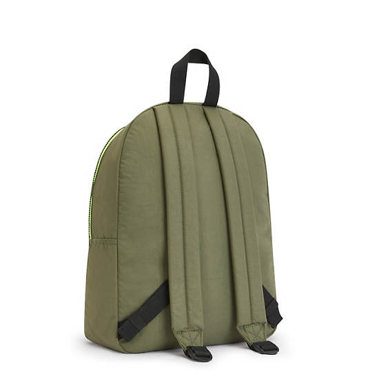 Olive Kipling Curtis Medium Backpacks | 243960OEG